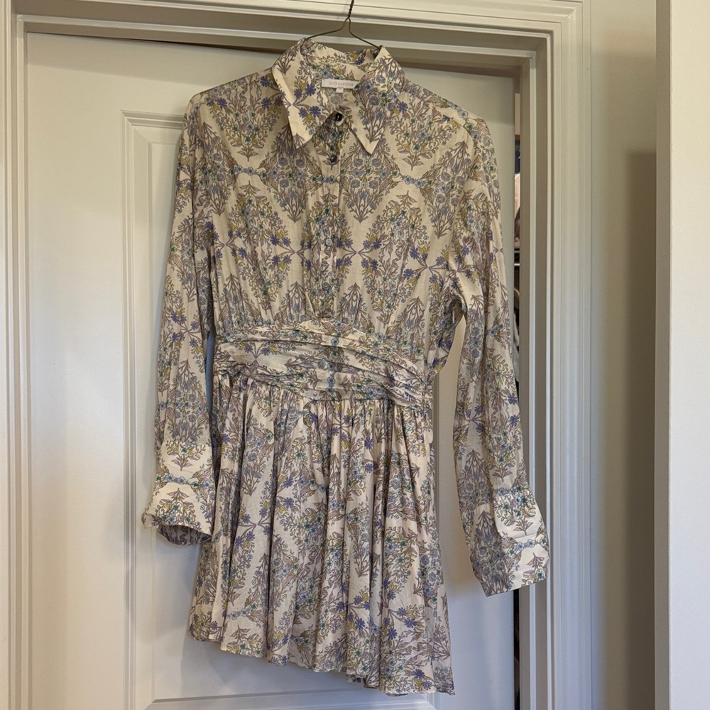 Floral Print Long Sleeve Dress